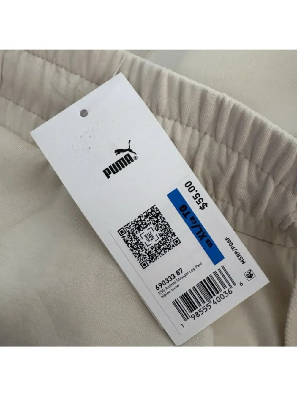 Puma Women XL Alpine Snow Essentials Animal Print Straight Leg Pants NWT - Picture 13 of 13